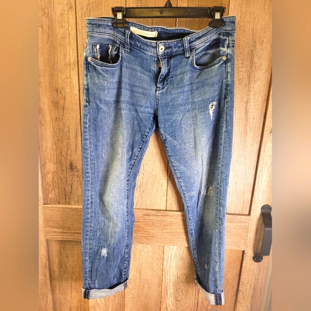 Pilcro Boyfriend Jeans 28, faded blue